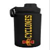 Campus Colors NCAA Stainless Steel Water Bottle - Twist on cap - 24 oz - Carry Clip - Keeps Your Drinks Hot or Cold for Hours (Iowa State Cyclones - Black) view 1