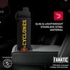 Campus Colors NCAA Stainless Steel Water Bottle - Twist on cap - 24 oz - Carry Clip - Keeps Your Drinks Hot or Cold for Hours (Iowa State Cyclones - Black) view 3
