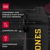 Campus Colors NCAA Stainless Steel Water Bottle - Twist on cap - 24 oz - Carry Clip - Keeps Your Drinks Hot or Cold for Hours (Iowa State Cyclones - Black) view 4