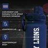 Campus Colors NCAA Stainless Steel Water Bottle - Twist on cap - 24 oz - Carry Clip - Keeps Your Drinks Hot or Cold for Hours (Penn State Nittany Lions - Navy) view 4