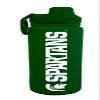 Campus Colors NCAA Stainless Steel Water Bottle - Twist on cap - 24 oz - Carry Clip - Keeps Your Drinks Hot or Cold for Hours (Michigan State Spartans - Green) view 1