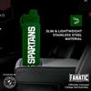 Campus Colors NCAA Stainless Steel Water Bottle - Twist on cap - 24 oz - Carry Clip - Keeps Your Drinks Hot or Cold for Hours (Michigan State Spartans - Green) view 3