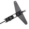 VBESTLIFE Kayak Rudder, Aluminium Alloy Canoe Rudder Kayak Fishing Boat Watercraft Rudder Foot Direction Control Tackle Kit Rudder view 4