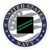 7.62 Design E-2 Airman Apprentice 3.5" U.S. Navy Rank Decal view 1