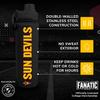 Campus Colors NCAA Stainless Steel Water Bottle - Twist on cap - 24 oz - Carry Clip - Keeps Your Drinks Hot or Cold for Hours (Arizona State Sun Devils - Black) view 2