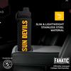 Campus Colors NCAA Stainless Steel Water Bottle - Twist on cap - 24 oz - Carry Clip - Keeps Your Drinks Hot or Cold for Hours (Arizona State Sun Devils - Black) view 3
