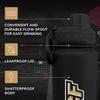 Campus Colors NCAA Stainless Steel Water Bottle - Twist on cap - 24 oz - Carry Clip - Keeps Your Drinks Hot or Cold for Hours (Central Florida Knights - Black) view 4