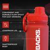 Campus Colors NCAA Stainless Steel Water Bottle - Twist on cap - 24 oz - Carry Clip - Keeps Your Drinks Hot or Cold for Hours (Arkansas Razorbacks - Cardinal) view 4