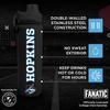 Campus Colors NCAA Stainless Steel Water Bottle - Twist on cap - 24 oz - Carry Clip - Keeps Your Drinks Hot or Cold for Hours (Johns Hopkins Blue Jays - Black) view 2