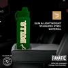 Campus Colors NCAA Stainless Steel Water Bottle - Twist on cap - 24 oz - Carry Clip - Keeps Your Drinks Hot or Cold for Hours (USF Bulls - Green) view 3