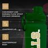 Campus Colors NCAA Stainless Steel Water Bottle - Twist on cap - 24 oz - Carry Clip - Keeps Your Drinks Hot or Cold for Hours (USF Bulls - Green) view 4