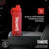 Campus Colors NCAA Stainless Steel Water Bottle - Twist on cap - 24 oz - Carry Clip - Keeps Your Drinks Hot or Cold for Hours (Illinois State Redbirds - Red) view 3