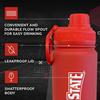 Campus Colors NCAA Stainless Steel Water Bottle - Twist on cap - 24 oz - Carry Clip - Keeps Your Drinks Hot or Cold for Hours (Illinois State Redbirds - Red) view 4