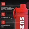Campus Colors NCAA Stainless Steel Water Bottle - Twist on cap - 24 oz - Carry Clip - Keeps Your Drinks Hot or Cold for Hours (Wisconsin Badgers - Red) view 4