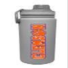 Campus Colors NCAA Stainless Steel Water Bottle - Twist on cap - 24 oz - Carry Clip - Keeps Your Drinks Hot or Cold for Hours (Clemson Tigers - Sport Gray) view 1