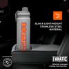 Campus Colors NCAA Stainless Steel Water Bottle - Twist on cap - 24 oz - Carry Clip - Keeps Your Drinks Hot or Cold for Hours (Clemson Tigers - Sport Gray) view 3