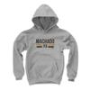 500 LEVEL Manny Machado Youth Sweatshirt (Youth Hoodie, Medium, Gray) - Manny Machado San Diego Font view 1