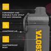 Campus Colors NCAA Stainless Steel Water Bottle - Twist on cap - 24 oz - Carry Clip - Keeps Your Drinks Hot or Cold for Hours (Minnesota Golden Gophers - Sport Gray) view 4