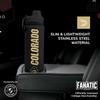 Campus Colors NCAA Stainless Steel Water Bottle - Twist on cap - 24 oz - Carry Clip - Keeps Your Drinks Hot or Cold for Hours (Colorado Buffaloes - Black) view 3