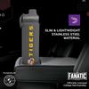 Campus Colors NCAA Stainless Steel Water Bottle - Twist on cap - 24 oz - Carry Clip - Keeps Your Drinks Hot or Cold for Hours (LSU Tigers - Sport Gray) view 3