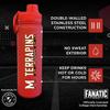 Campus Colors NCAA Stainless Steel Water Bottle - Twist on cap - 24 oz - Carry Clip - Keeps Your Drinks Hot or Cold for Hours (Maryland Terrapins - Red) view 2