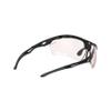 RUDY PROJECT Propulse Sport Sunglasses for Running, Cycling, Pickleball, Golf and any Outdoor Activity Propulse Matte Black Frame with ImpactX Photochromic 2 Red Lenses view 2