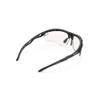 RUDY PROJECT Propulse Sport Sunglasses for Running, Cycling, Pickleball, Golf and any Outdoor Activity Propulse Matte Black Frame with ImpactX Photochromic 2 Red Lenses view 4
