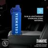 Campus Colors NCAA Stainless Steel Water Bottle - Twist on cap - 24 oz - Carry Clip - Keeps Your Drinks Hot or Cold for Hours (Columbia Lions - Royal) view 3