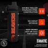 Campus Colors NCAA Stainless Steel Water Bottle - Twist on cap - 24 oz - Carry Clip - Keeps Your Drinks Hot or Cold for Hours (Oregon State Beavers - Black) view 2