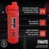 Campus Colors NCAA Stainless Steel Water Bottle - Twist on cap - 24 oz - Carry Clip - Keeps Your Drinks Hot or Cold for Hours (Miami Redhawks - Red) view 2