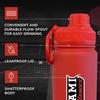 Campus Colors NCAA Stainless Steel Water Bottle - Twist on cap - 24 oz - Carry Clip - Keeps Your Drinks Hot or Cold for Hours (Miami Redhawks - Red) view 4