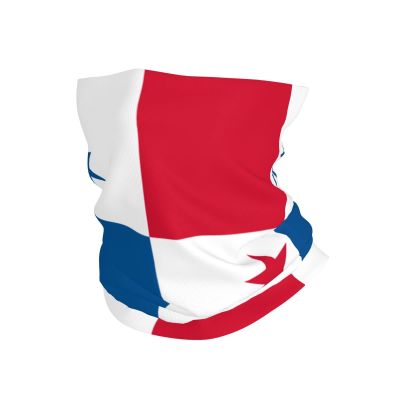 Flag of Panama Neck Gaiter Face Mask Reusable, Cloth Face Masks Bandana Balaclava Cover Scarf Shield Multicolor