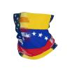 American Venezuelan Flag Watercolor Neck Gaiter Face Mask, Sun Dust Protection Neck Wraps Balaclava, Reusable Masks Scarf Bandana Multicolor view 1