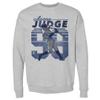 500 LEVEL Aaron Judge Sweatshirt (Crew Sweatshirt, XX-Large, Heather Gray) - Aaron Judge Retro B view 1