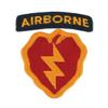 25 Infantry Division with Airborne TAB AGSU Full Color Patch (Military Issued)-Veteran Owned Business view 1