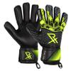 Rectrix Bold Goalkeeper Gloves - Fingersave Protection - German Latex - Negative Cut - Youth & Adult Sizes - for Soccer (Yellow, 8) view 1