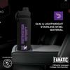 Campus Colors NCAA Stainless Steel Water Bottle - Twist on cap - 24 oz - Carry Clip - Keeps Your Drinks Hot or Cold for Hours (Northwestern Wildcats - Black) view 3