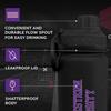 Campus Colors NCAA Stainless Steel Water Bottle - Twist on cap - 24 oz - Carry Clip - Keeps Your Drinks Hot or Cold for Hours (Northwestern Wildcats - Black) view 4