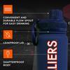 Campus Colors NCAA Stainless Steel Water Bottle - Twist on cap - 24 oz - Carry Clip - Keeps Your Drinks Hot or Cold for Hours (Virginia Cavaliers - Navy) view 4