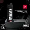Campus Colors NCAA Stainless Steel Water Bottle - Twist on cap - 24 oz - Carry Clip - Keeps Your Drinks Hot or Cold for Hours (Harvard Crimson - Black) view 3
