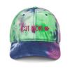 Cat mom hat, Pink Embroidered hat, cat mom Gifts for Women, cat mom Hats for Women, Tie dye hat. view 1