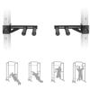 SYL Fitness Dip Bar Attachments for 2" x 2" or 3" x 3" Power Rack - Narrow & Wide Dips Double Handles (Patent Pending) (For 2" x 2" Rack) view 1