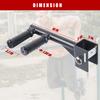 SYL Fitness Dip Bar Attachments for 2" x 2" or 3" x 3" Power Rack - Narrow & Wide Dips Double Handles (Patent Pending) (For 2" x 2" Rack) view 4
