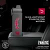 Campus Colors NCAA Stainless Steel Water Bottle - Twist on cap - 24 oz - Carry Clip - Keeps Your Drinks Hot or Cold for Hours (Washington State Cougars - Sport Gray) view 3
