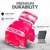 WYOX MMA Gloves Grappling Sparring, Boxing Gloves Men Women Muay Thai Martial Arts Training, Half Finger Adjustable Mitts Wrist Support Kickboxing Gloves (Pink, L/XL (21-27 cm)) view 2