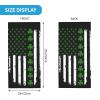 St. Patrick's Day Big Irish American Flag Neck Gaiter Face Mask Reusable, Cloth Face Masks Bandana Balaclava Cover Scarf Shield Multicolor view 2
