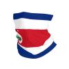 Costa Rica Flag Polyester Flag Neck Gaiter Face Mask, Sun Dust Protection Neck Wraps Balaclava, Reusable Masks Scarf Bandana Multicolor view 1