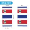 Costa Rica Flag Polyester Flag Neck Gaiter Face Mask, Sun Dust Protection Neck Wraps Balaclava, Reusable Masks Scarf Bandana Multicolor view 2
