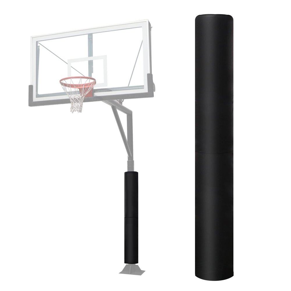 ProSlam Heavy Duty Basketball Pole Pads, Fits 3" x 3", 3.5"x 3.5", 4" x 4" Round Size Poles, 2" Thick 72" Tall All-Weather Pad(3 Sides Parcels)