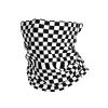 Black and White Checkered Neck Gaiter Face Mask, Sun Dust Protection Neck Wraps Balaclava, Reusable Masks Scarf Bandana view 1